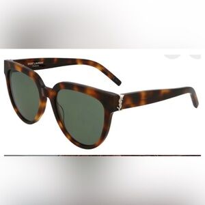 Saint Laurent Havana Tortoise Shell Cat eye Sunglasses SL M28